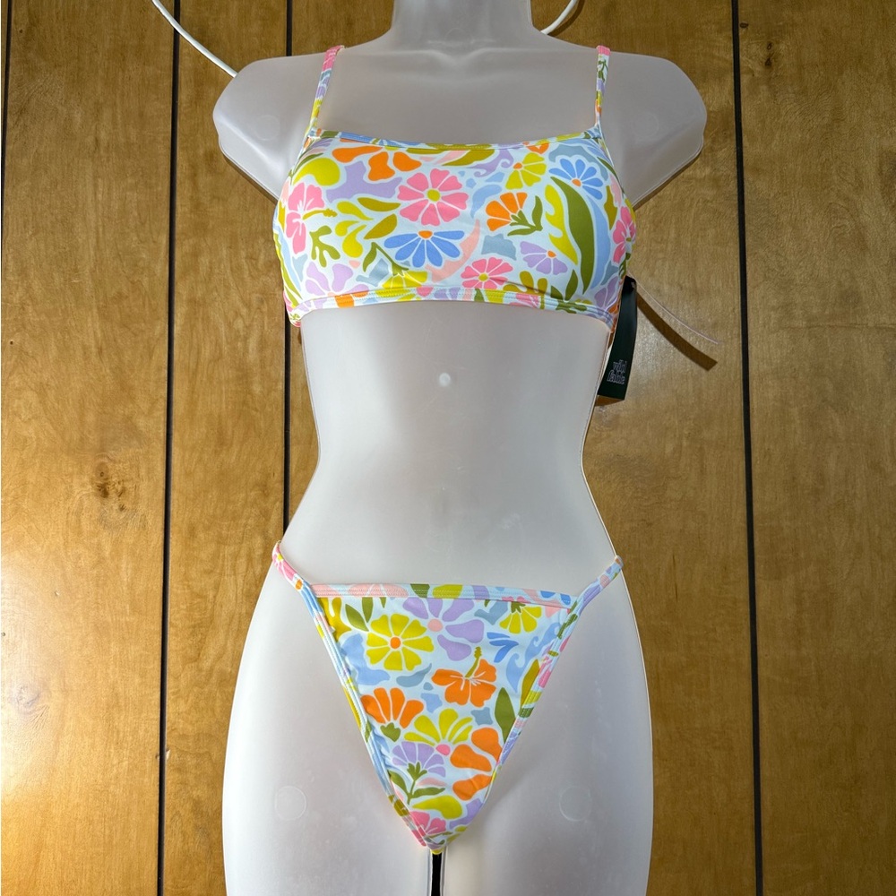 Wild Fable Multicolor Floral Bikini
